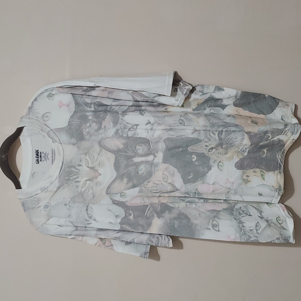 Cat Print T-shirt